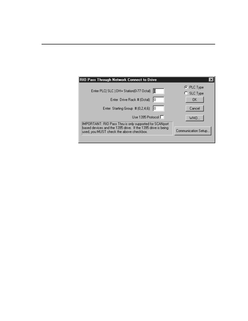 Connecting to the drive | Rockwell Automation 9303 DRIVE TOOLS32 GETTING STARTED User Manual | Page 61 / 90