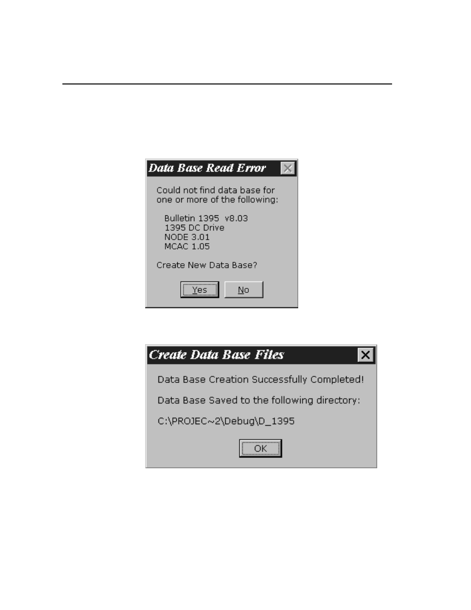 Drivetools32 and database files | Rockwell Automation 9303 DRIVE TOOLS32 GETTING STARTED User Manual | Page 88 / 90