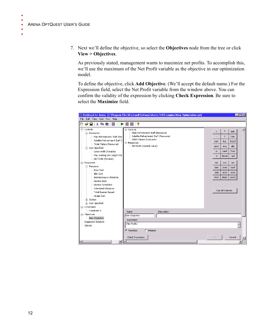 Rockwell Automation Arena OptQuest Users Guide User Manual | Page 16 / 54