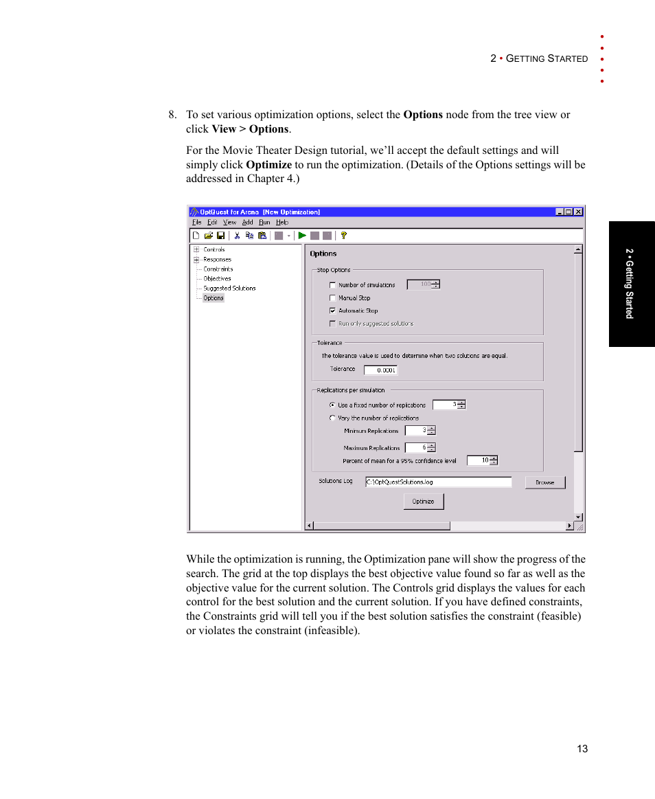 Rockwell Automation Arena OptQuest Users Guide User Manual | Page 17 / 54