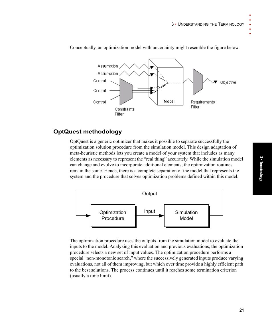 Optquest methodology | Rockwell Automation Arena OptQuest Users Guide User Manual | Page 25 / 54