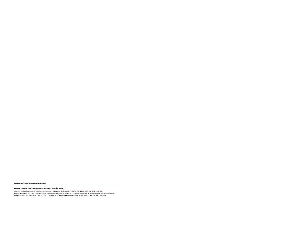 Back cover | Rockwell Automation 1797-EXMK FLEX Ex Marker Kit User Manual | Page 2 / 2