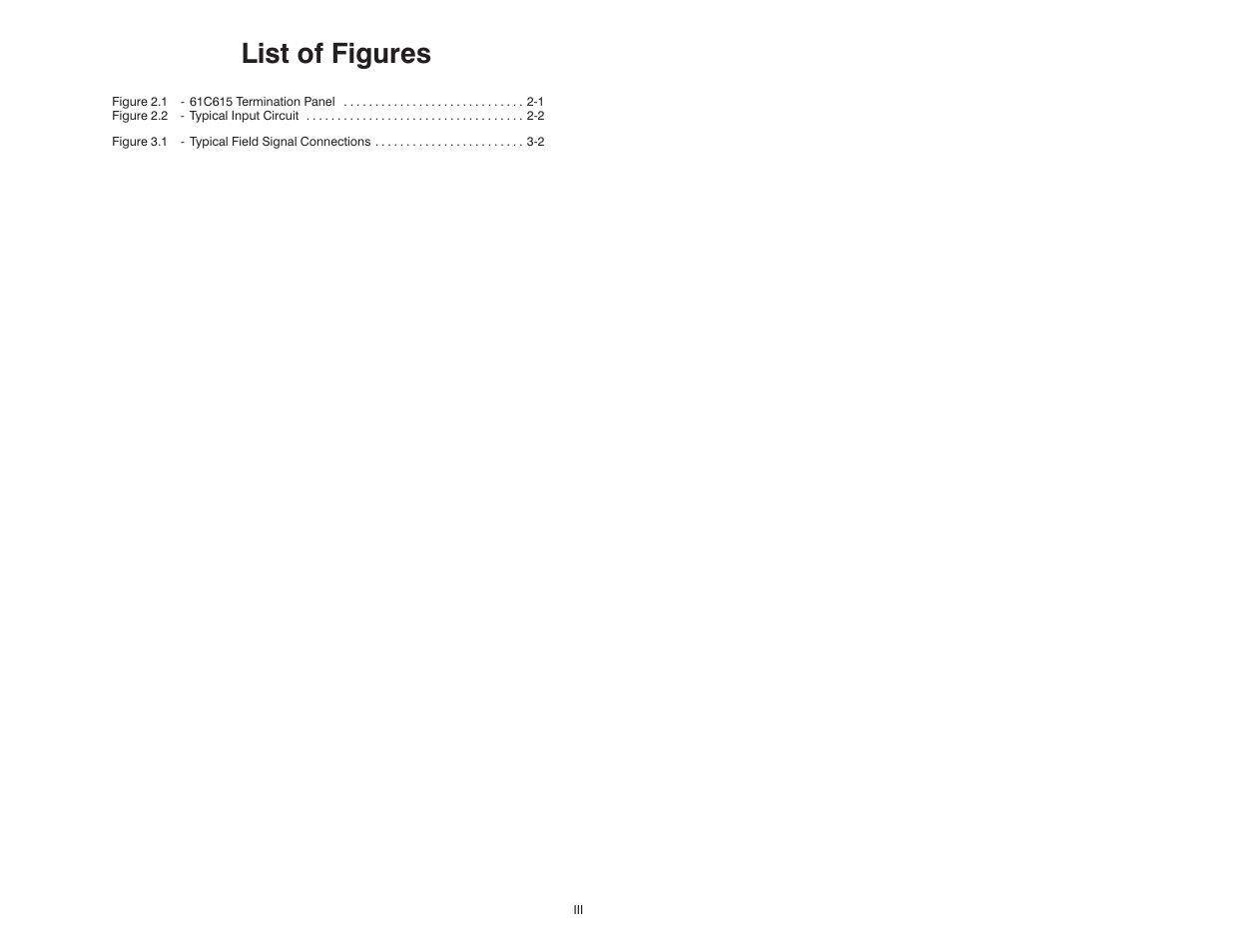 List of figures | Rockwell Automation 61C615 RTD Termination Panel User Manual | Page 5 / 26