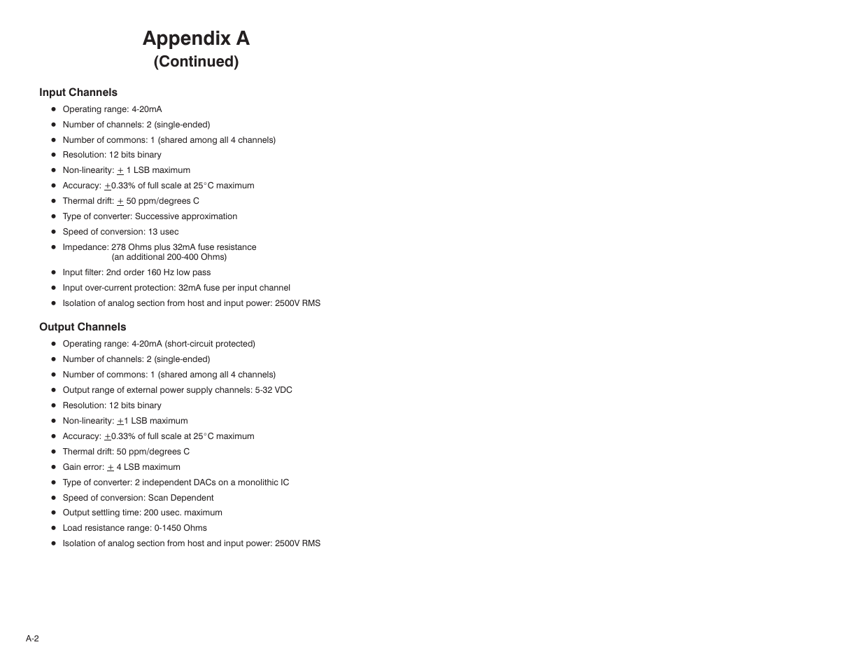 Appendix a, Continued) | Rockwell Automation 61C351 2-In/2-Out 4-20 mA Analog Rail Module User Manual | Page 44 / 52