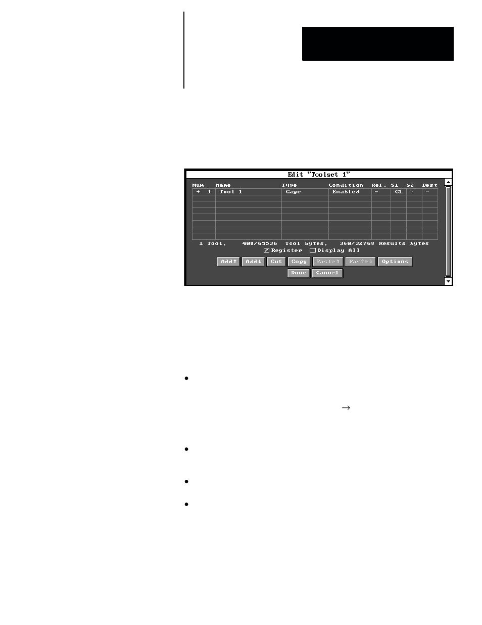 Toolset edit panel: miscellaneous functions | Rockwell Automation 5370-CVIM2 Module User Manual | Page 113 / 564