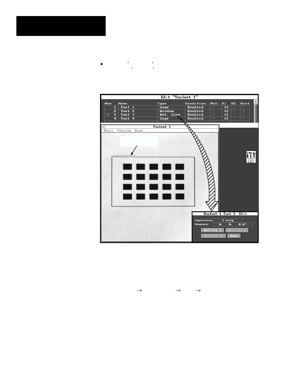 Overview: reference line tool configuration | Rockwell Automation 5370-CVIM2 Module User Manual | Page 161 / 564