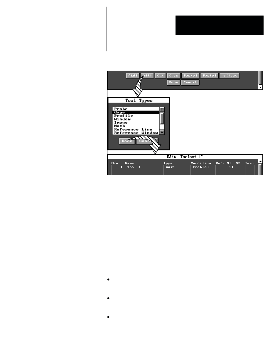 Gage tool | Rockwell Automation 5370-CVIM2 Module User Manual | Page 241 / 564