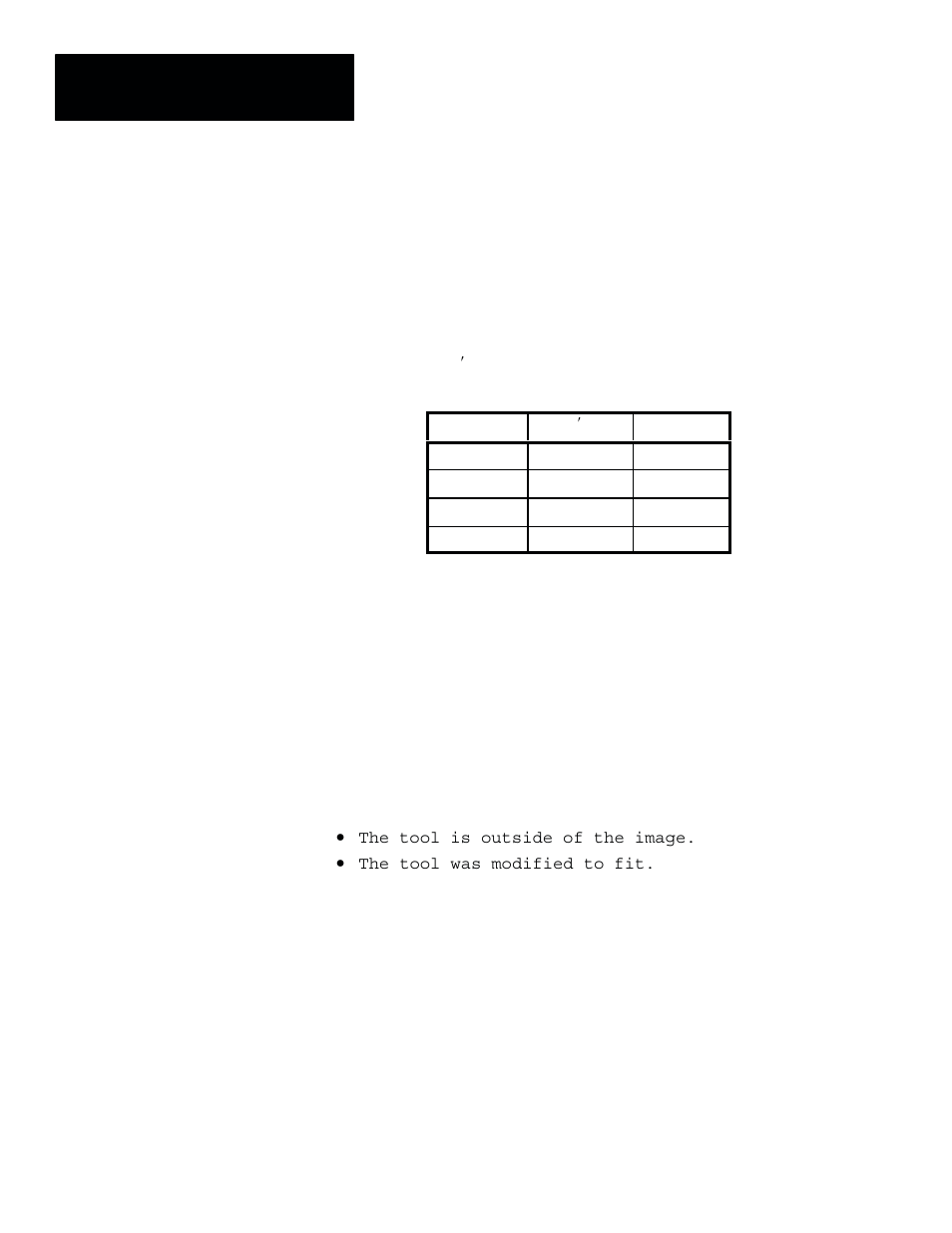 Image tool operations: warning messages | Rockwell Automation 5370-CVIM2 Module User Manual | Page 322 / 564