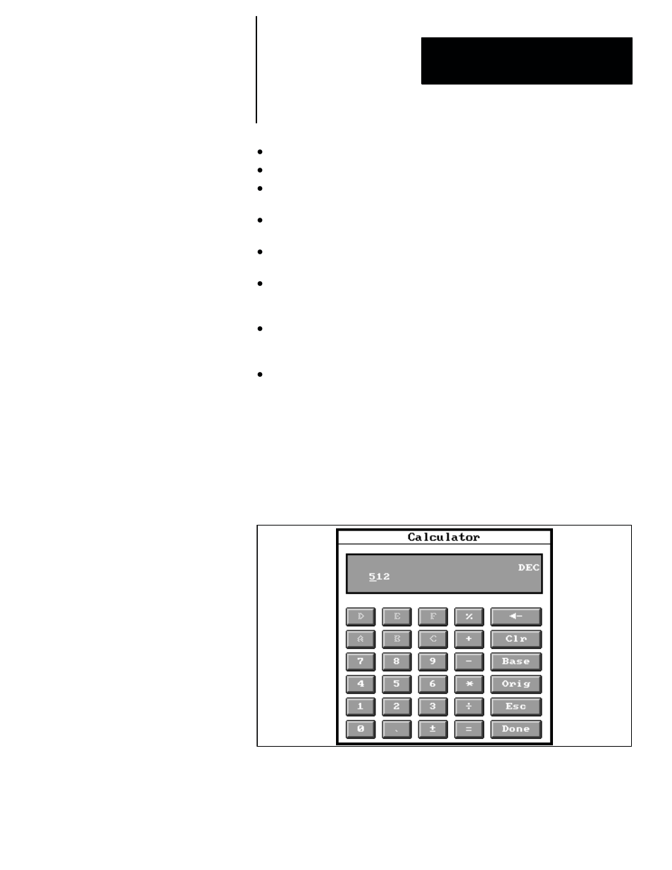 Calculator keypad functions | Rockwell Automation 5370-CVIM2 Module User Manual | Page 38 / 564