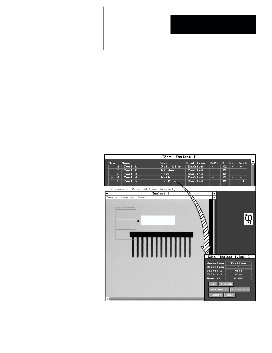 Profile tool | Rockwell Automation 5370-CVIM2 Module User Manual | Page 385 / 564