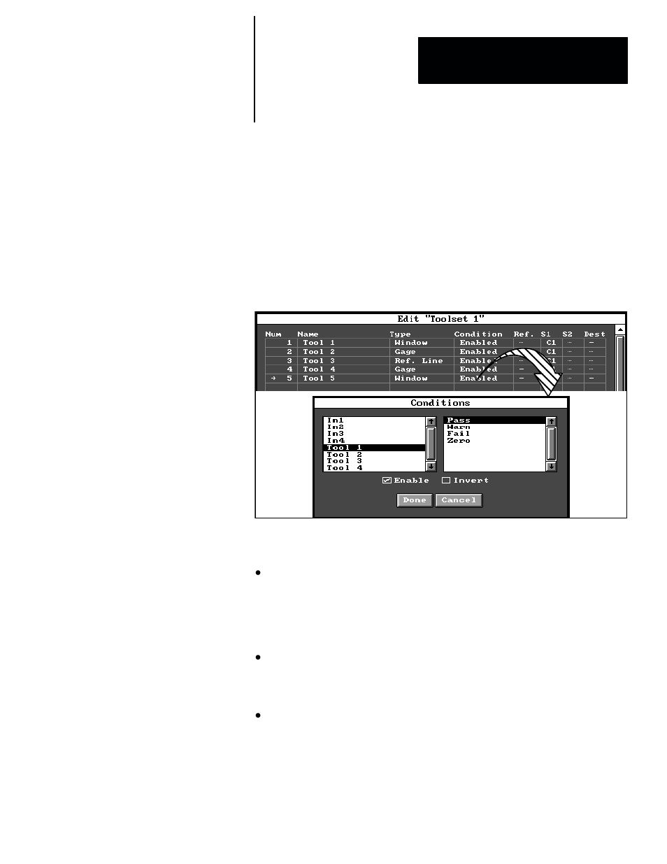 Conditional processing | Rockwell Automation 5370-CVIM2 Module User Manual | Page 421 / 564