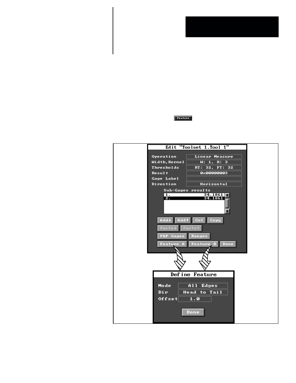 Feature selection functions | Rockwell Automation 5370-CVIM2 Module User Manual | Page 431 / 564