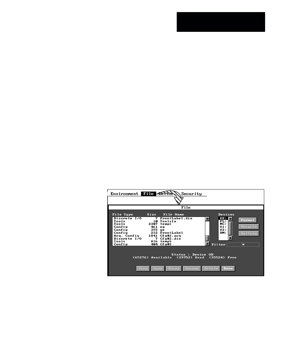 11 - files functions, File panel: description and use, File functions | Rockwell Automation 5370-CVIM2 Module User Manual | Page 509 / 564