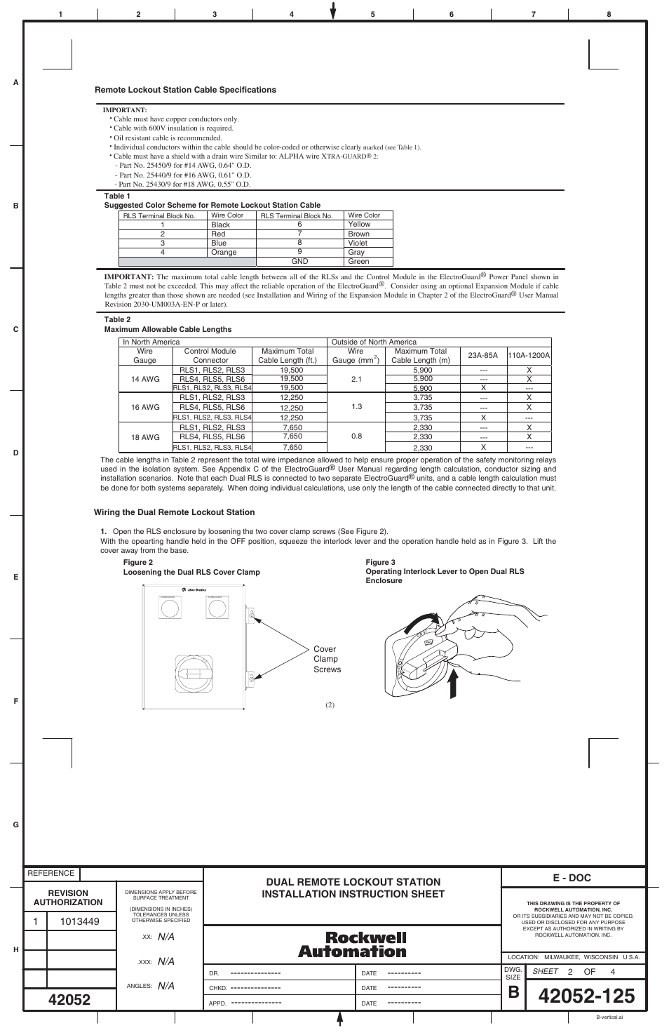 E - doc | Rockwell Automation 2030-RLS_ _D Dual Remote Lockout Station User Manual | Page 2 / 4