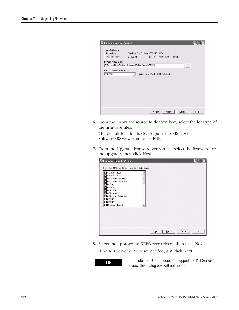 Rockwell Automation 2711PC-xxxx PanelView Plus Compact User Manual User Manual | Page 102 / 132