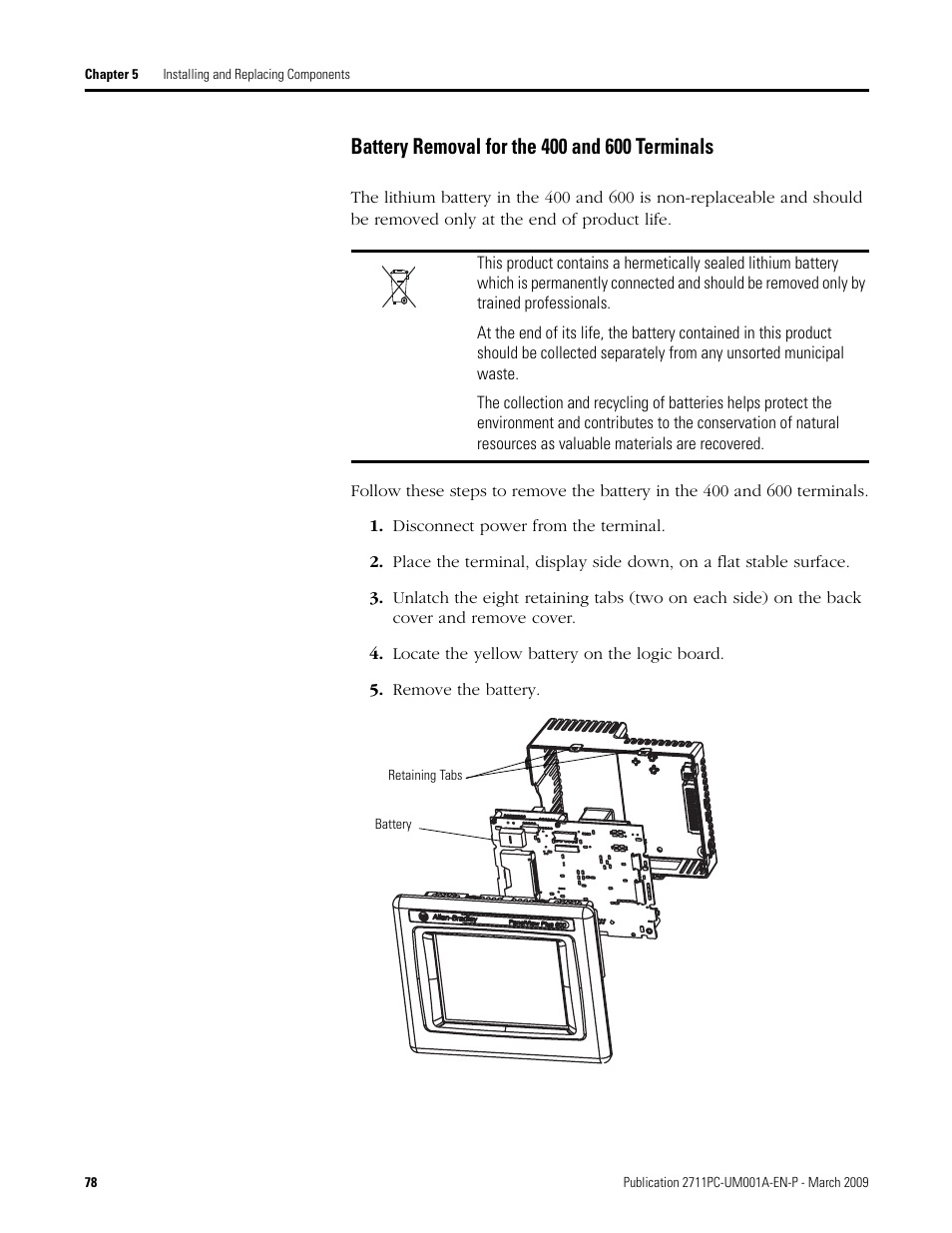 Rockwell Automation 2711PC-xxxx PanelView Plus Compact User Manual User Manual | Page 78 / 132