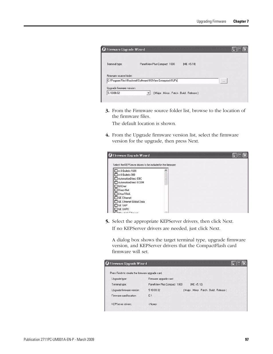 Rockwell Automation 2711PC-xxxx PanelView Plus Compact User Manual User Manual | Page 97 / 132
