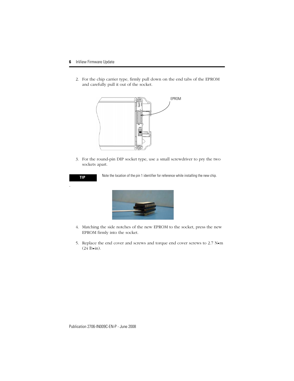 Rockwell Automation 2706-P72_P74_P42_P44 Inview Display Firmware Upgrade User Manual | Page 6 / 8