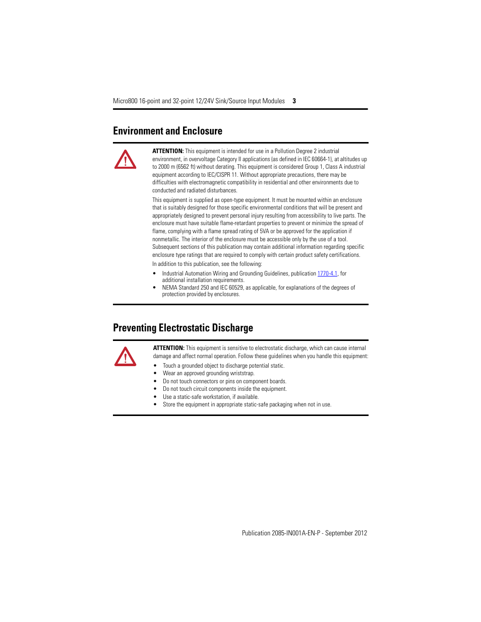 Rockwell Automation 2085-IQ16_IQ32T 24V DC 16 and 32 Sink/Source Input Modules User Manual | Page 3 / 16