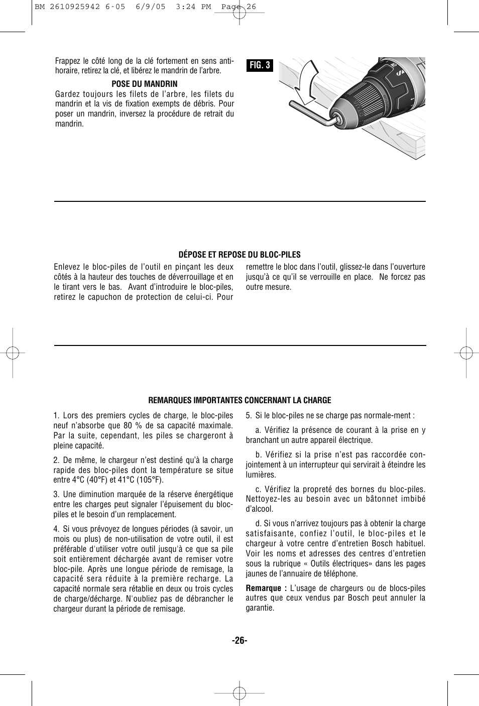 Bosch 33614 User Manual | Page 26 / 52