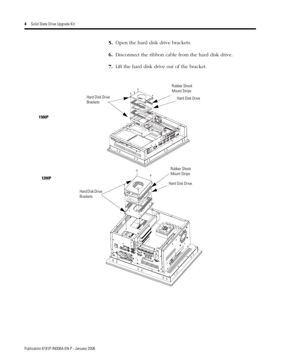 Rockwell Automation 6189V-xxxx Solid State Drive Upgrade Kit for Panel PC User Manual | Page 4 / 8