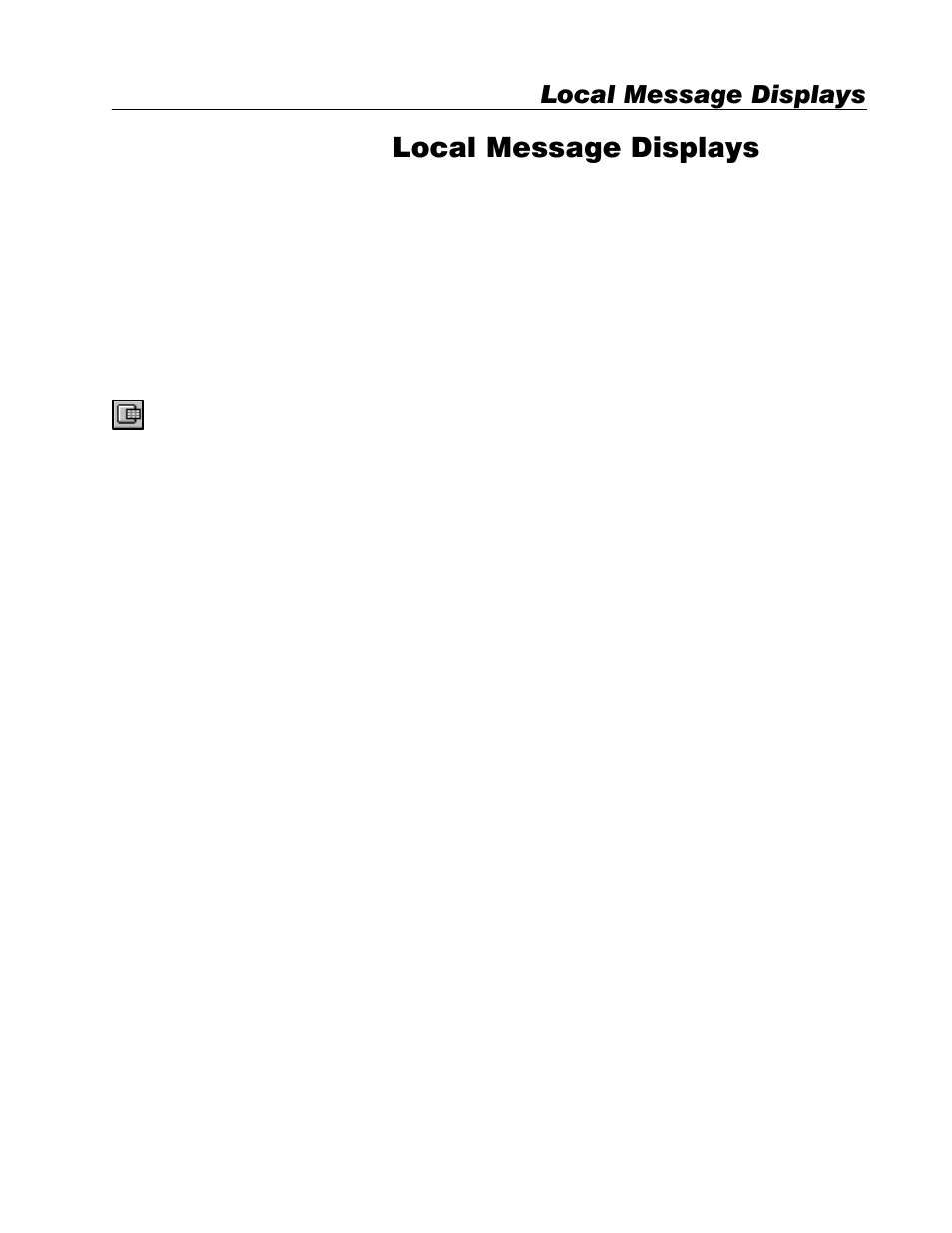 Local message displays, About local message displays | Rockwell Automation 2711E-ND1 Reference Manual PanelBuilder 1400e User Manual | Page 58 / 201