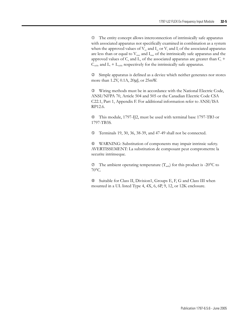 Rockwell Automation 1797-XXX FLEX Ex System Certification Reference Manual User Manual | Page 157 / 252