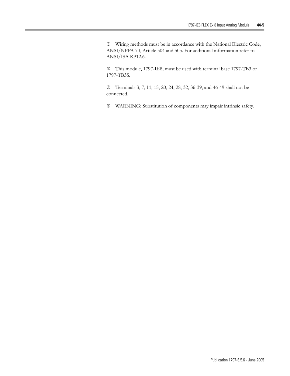 Rockwell Automation 1797-XXX FLEX Ex System Certification Reference Manual User Manual | Page 203 / 252