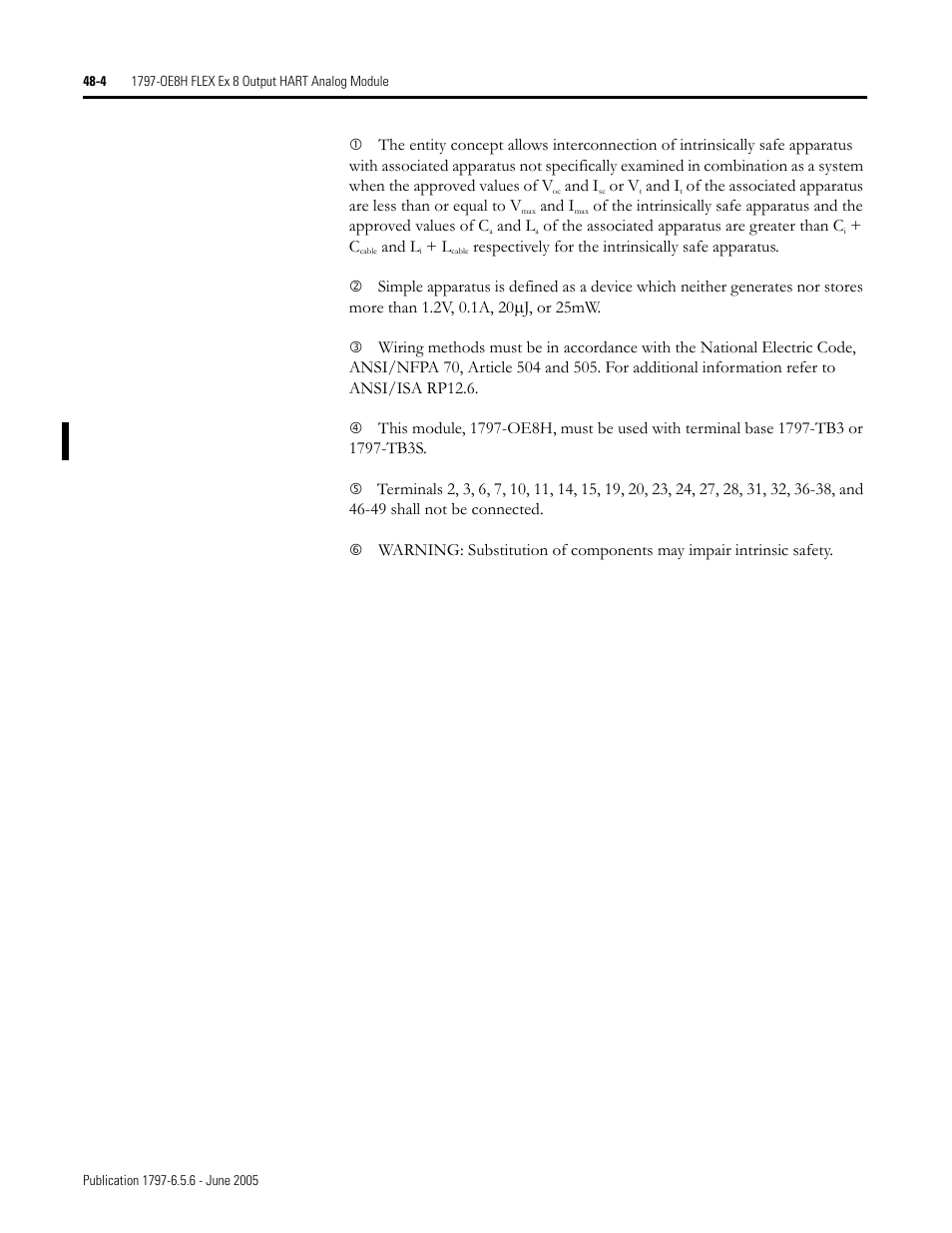 Rockwell Automation 1797-XXX FLEX Ex System Certification Reference Manual User Manual | Page 222 / 252