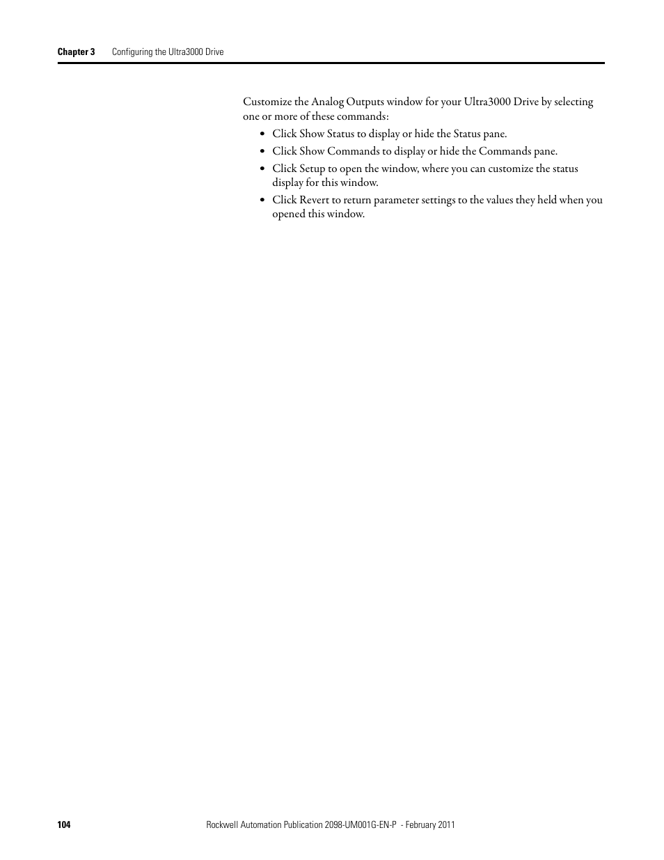 Rockwell Automation 2098-UWCPRG Ultraware Software User Manual User Manual | Page 102 / 354