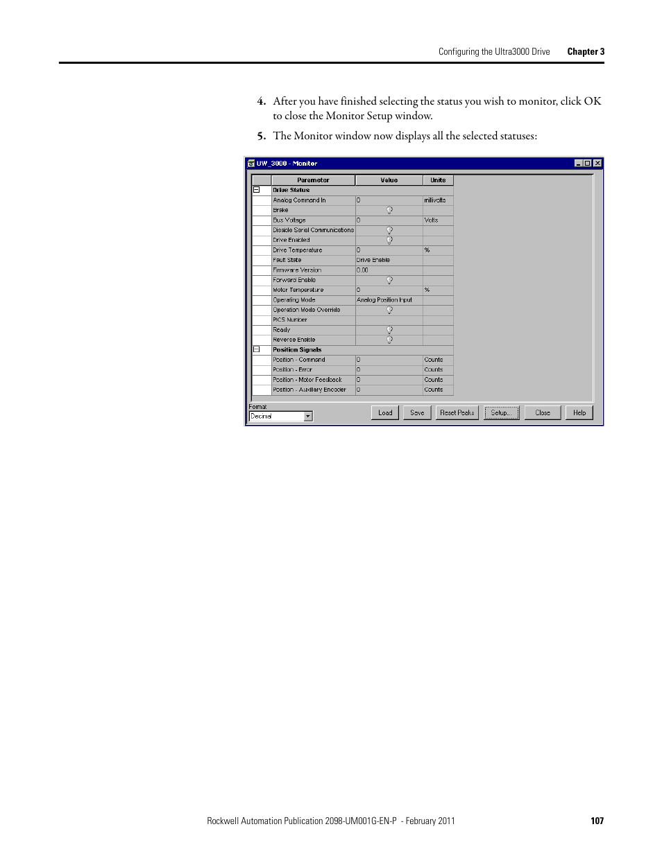 Rockwell Automation 2098-UWCPRG Ultraware Software User Manual User Manual | Page 105 / 354