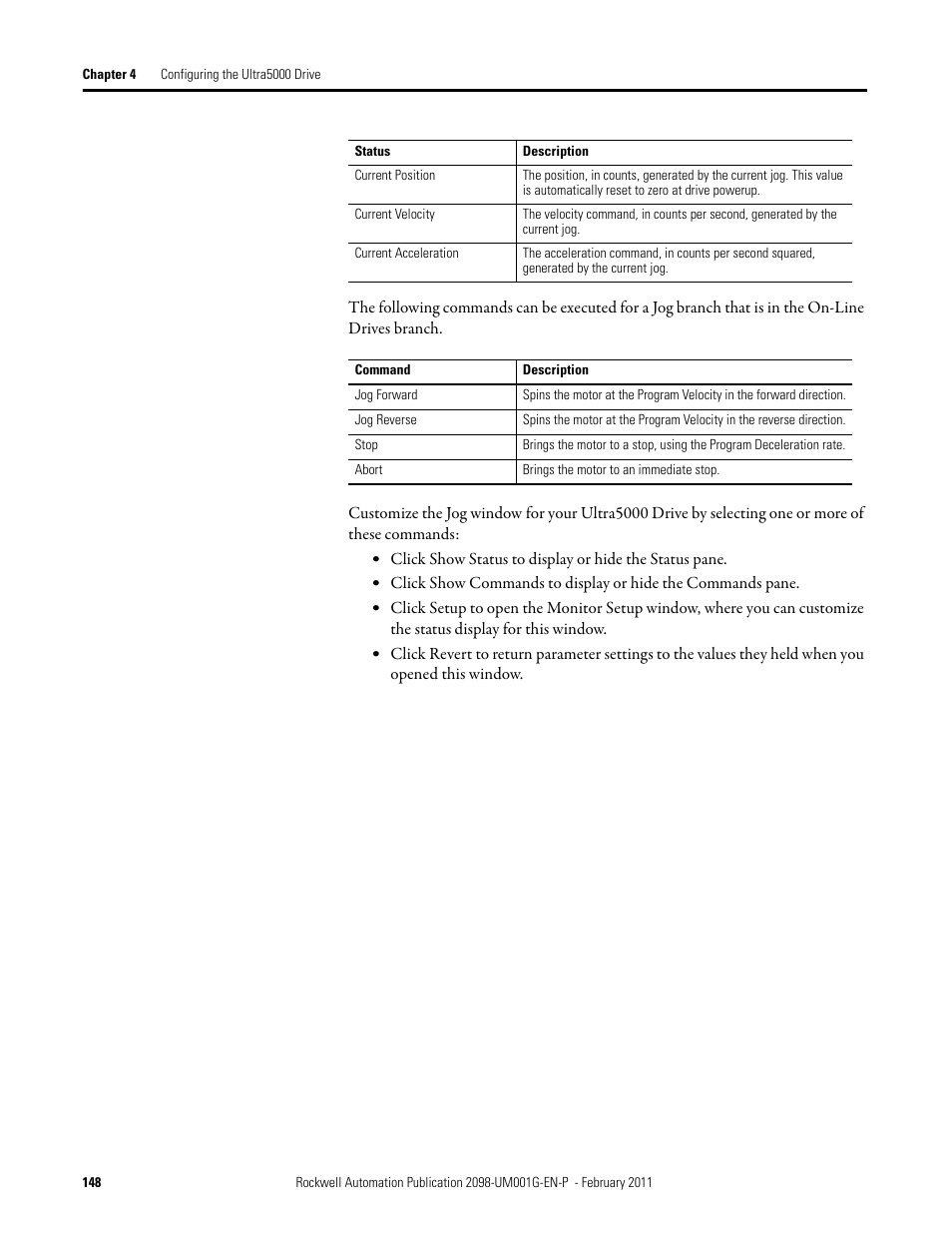 Rockwell Automation 2098-UWCPRG Ultraware Software User Manual User Manual | Page 146 / 354