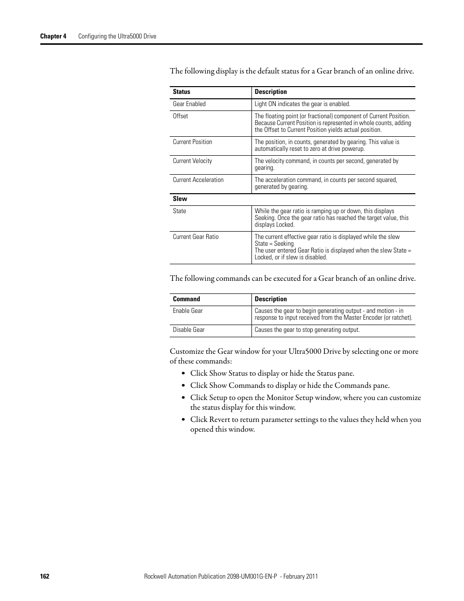 Rockwell Automation 2098-UWCPRG Ultraware Software User Manual User Manual | Page 160 / 354