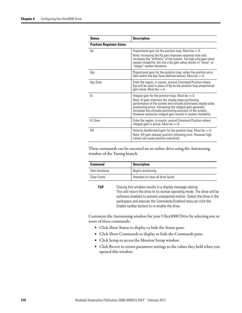 Rockwell Automation 2098-UWCPRG Ultraware Software User Manual User Manual | Page 172 / 354