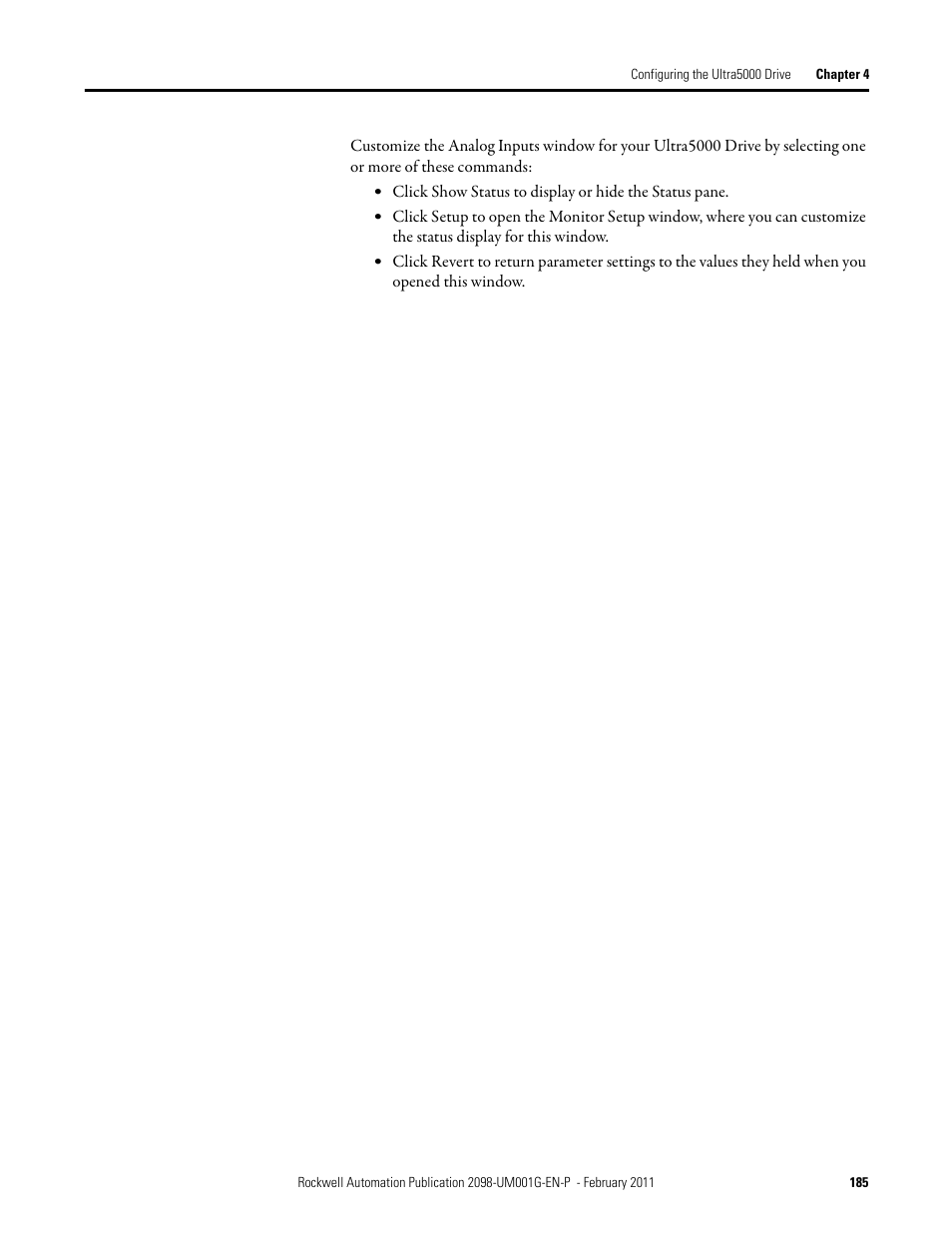 Rockwell Automation 2098-UWCPRG Ultraware Software User Manual User Manual | Page 183 / 354