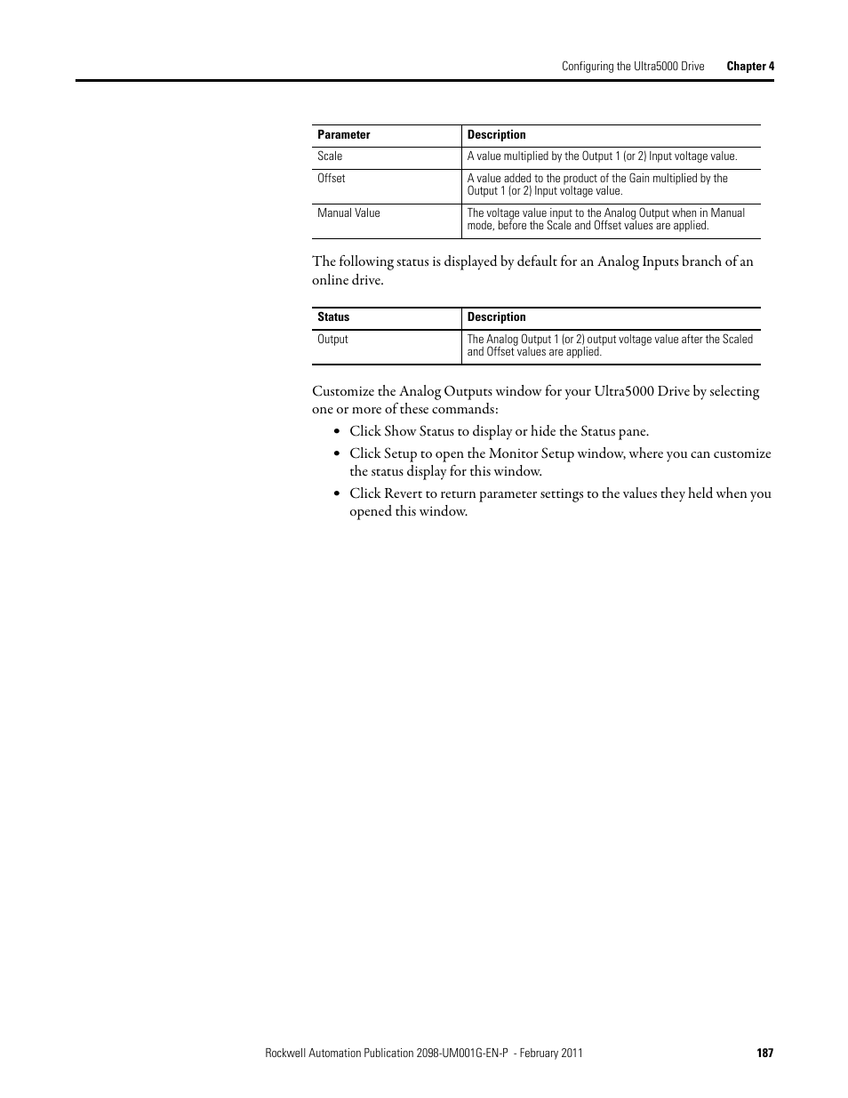 Rockwell Automation 2098-UWCPRG Ultraware Software User Manual User Manual | Page 185 / 354