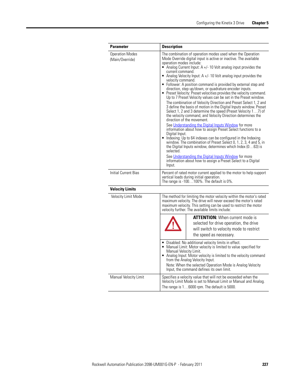 Rockwell Automation 2098-UWCPRG Ultraware Software User Manual User Manual | Page 225 / 354