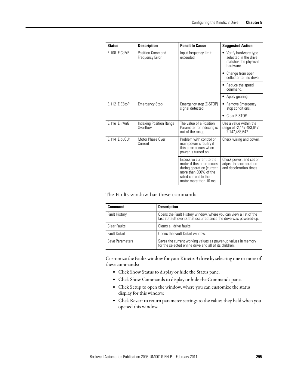 Rockwell Automation 2098-UWCPRG Ultraware Software User Manual User Manual | Page 293 / 354