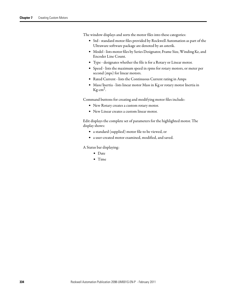 Rockwell Automation 2098-UWCPRG Ultraware Software User Manual User Manual | Page 332 / 354