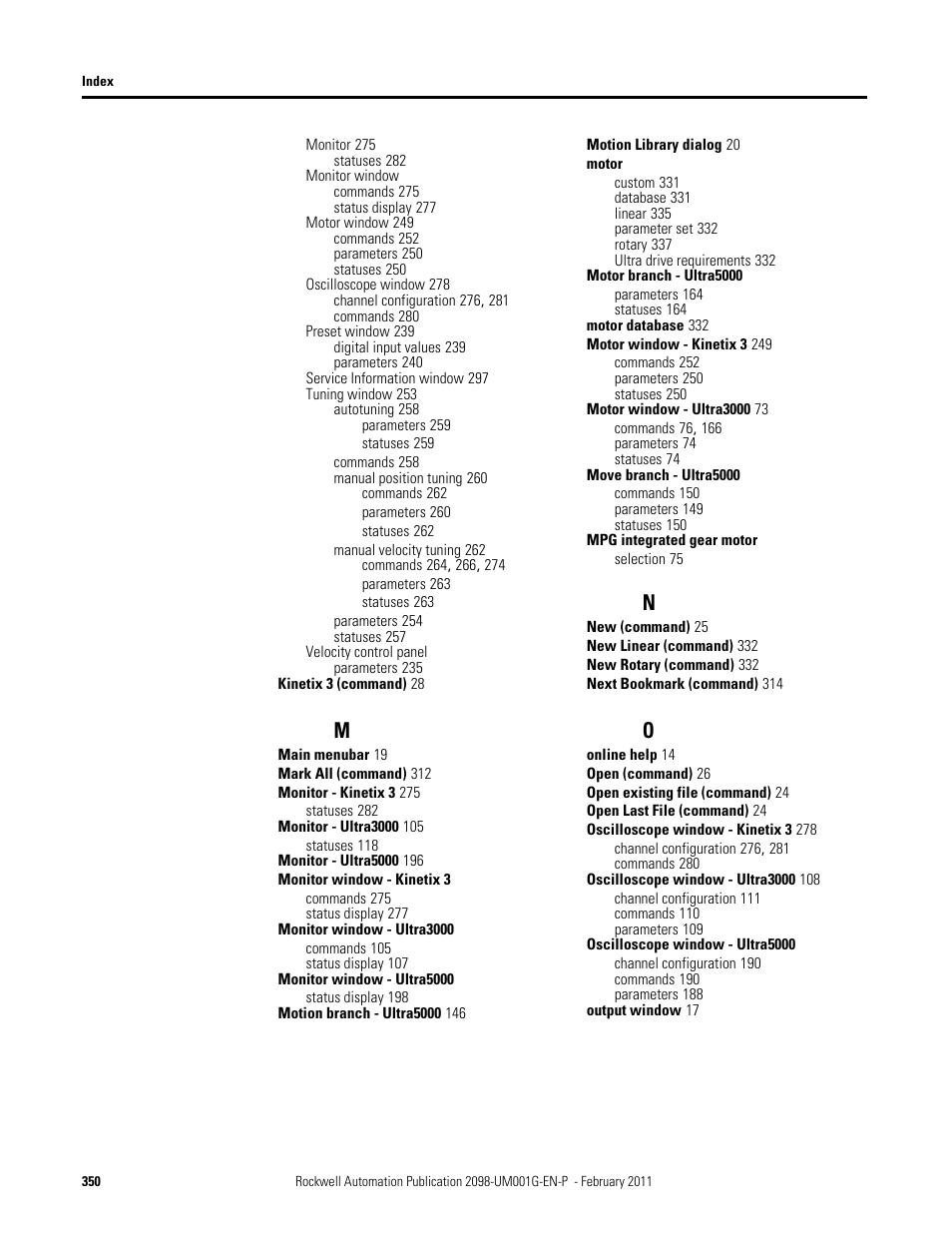 Rockwell Automation 2098-UWCPRG Ultraware Software User Manual User Manual | Page 348 / 354