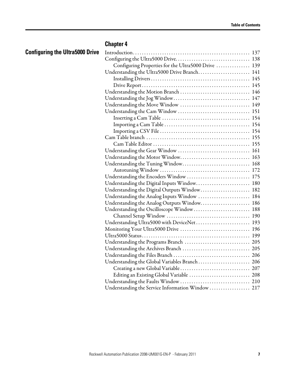 Rockwell Automation 2098-UWCPRG Ultraware Software User Manual User Manual | Page 7 / 354