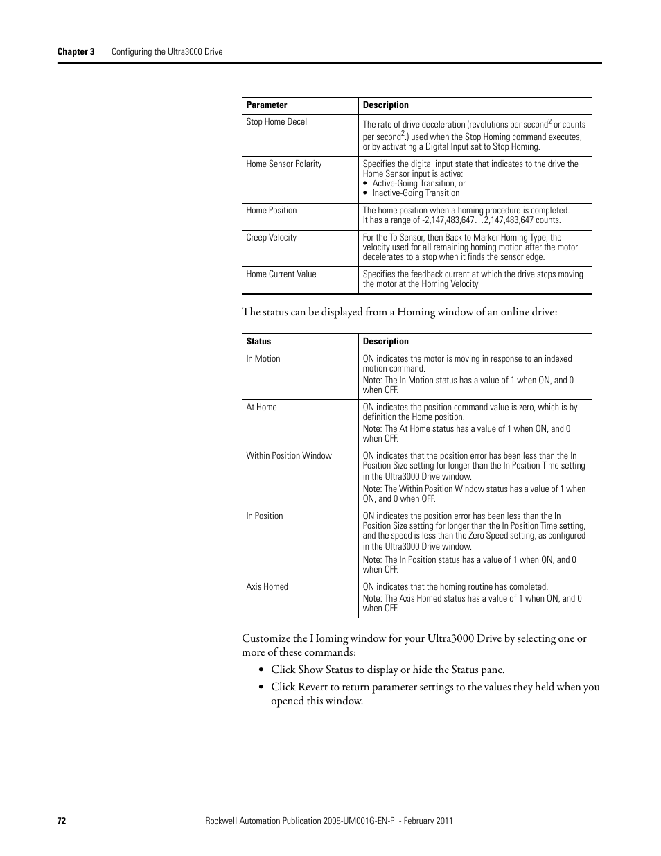 Rockwell Automation 2098-UWCPRG Ultraware Software User Manual User Manual | Page 70 / 354