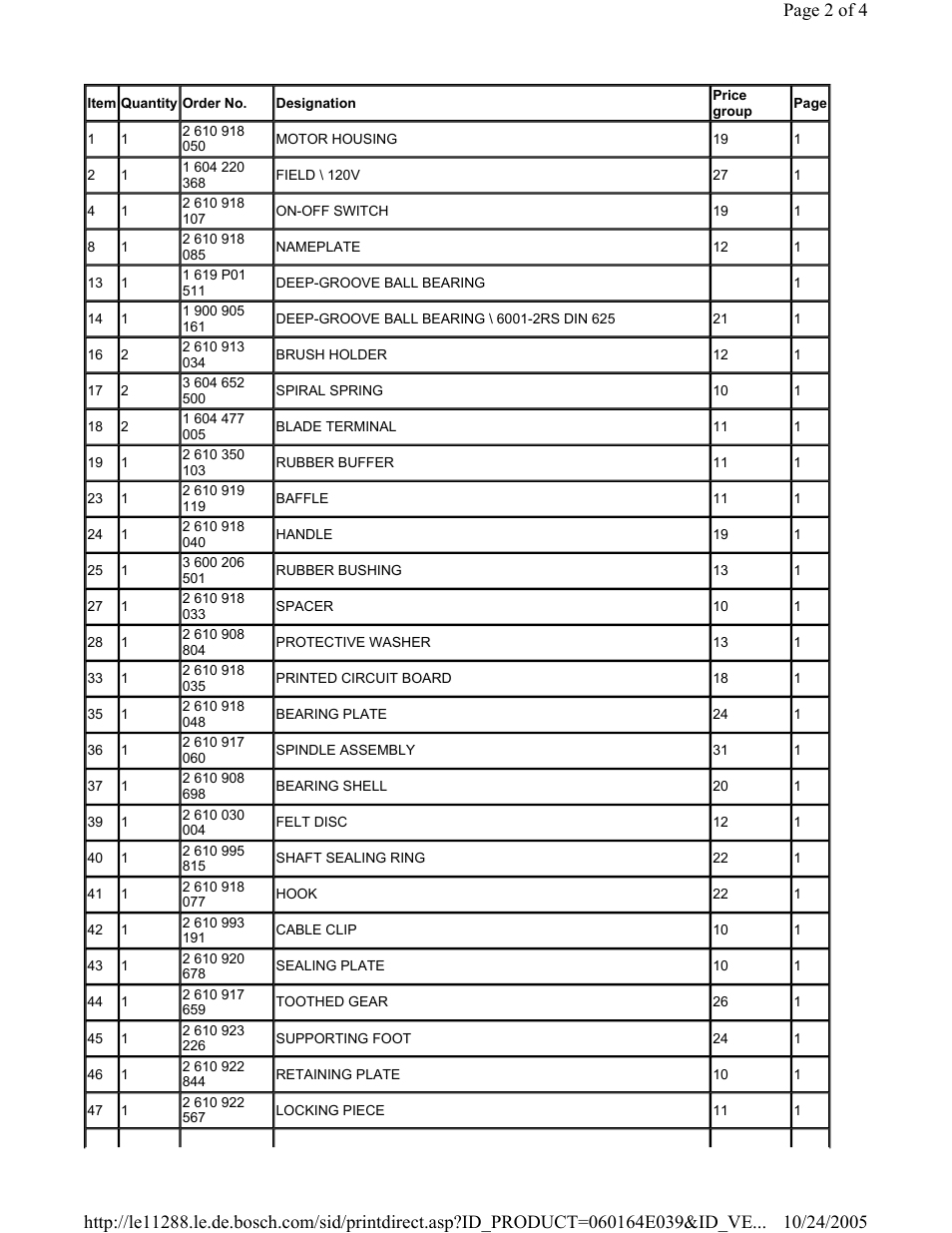 Bosch RS10 User Manual | Page 2 / 4