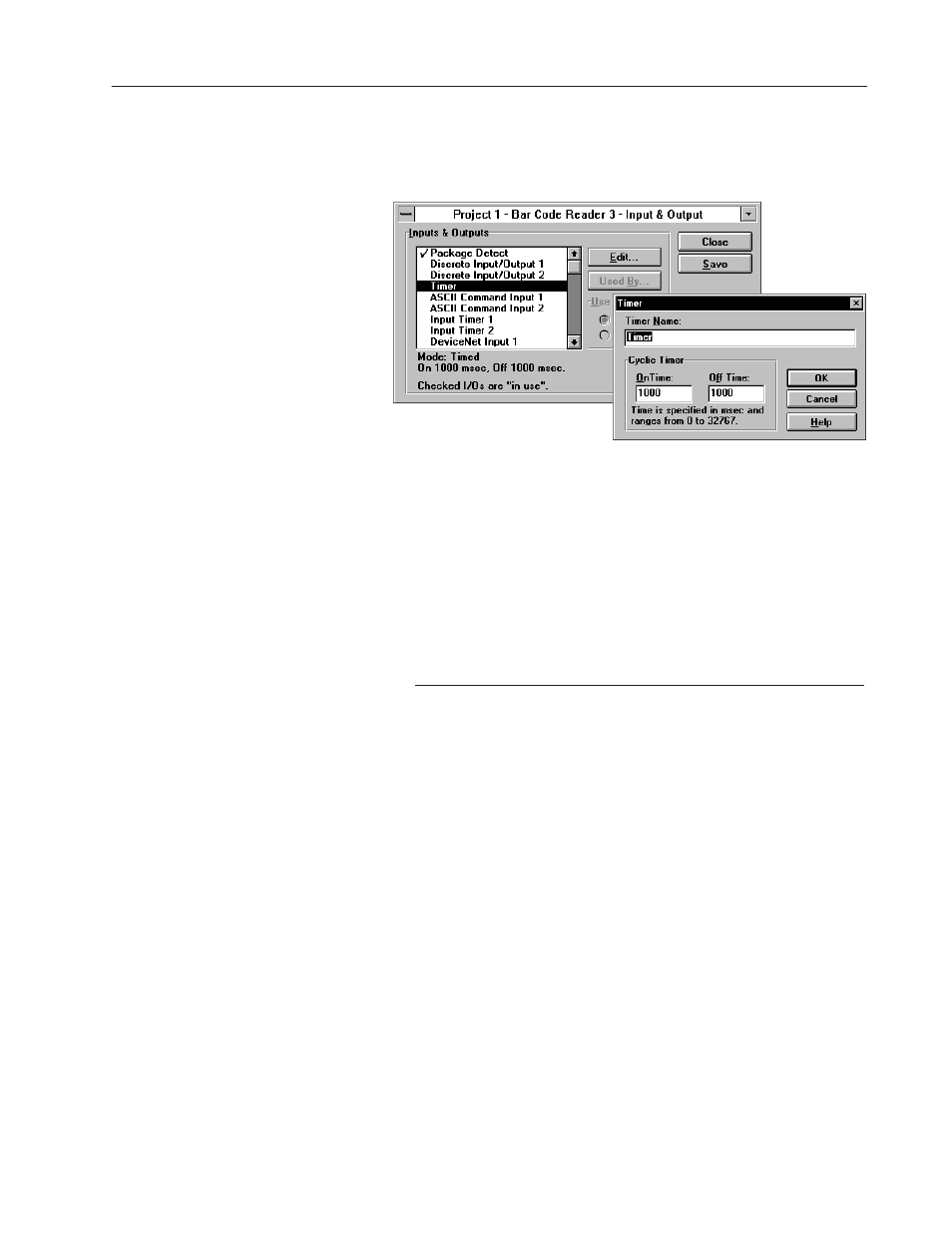 Configuring the timer | Rockwell Automation 2755 AdaptaScan Software User Manual | Page 130 / 224