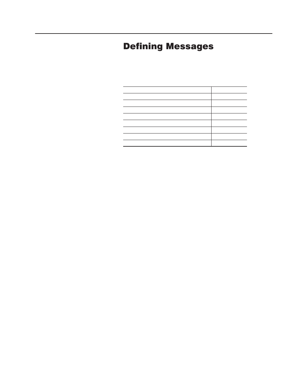 10 - defining messages, Chapter objectives, Defining messages | Chapter | Rockwell Automation 2755 AdaptaScan Software User Manual | Page 138 / 224