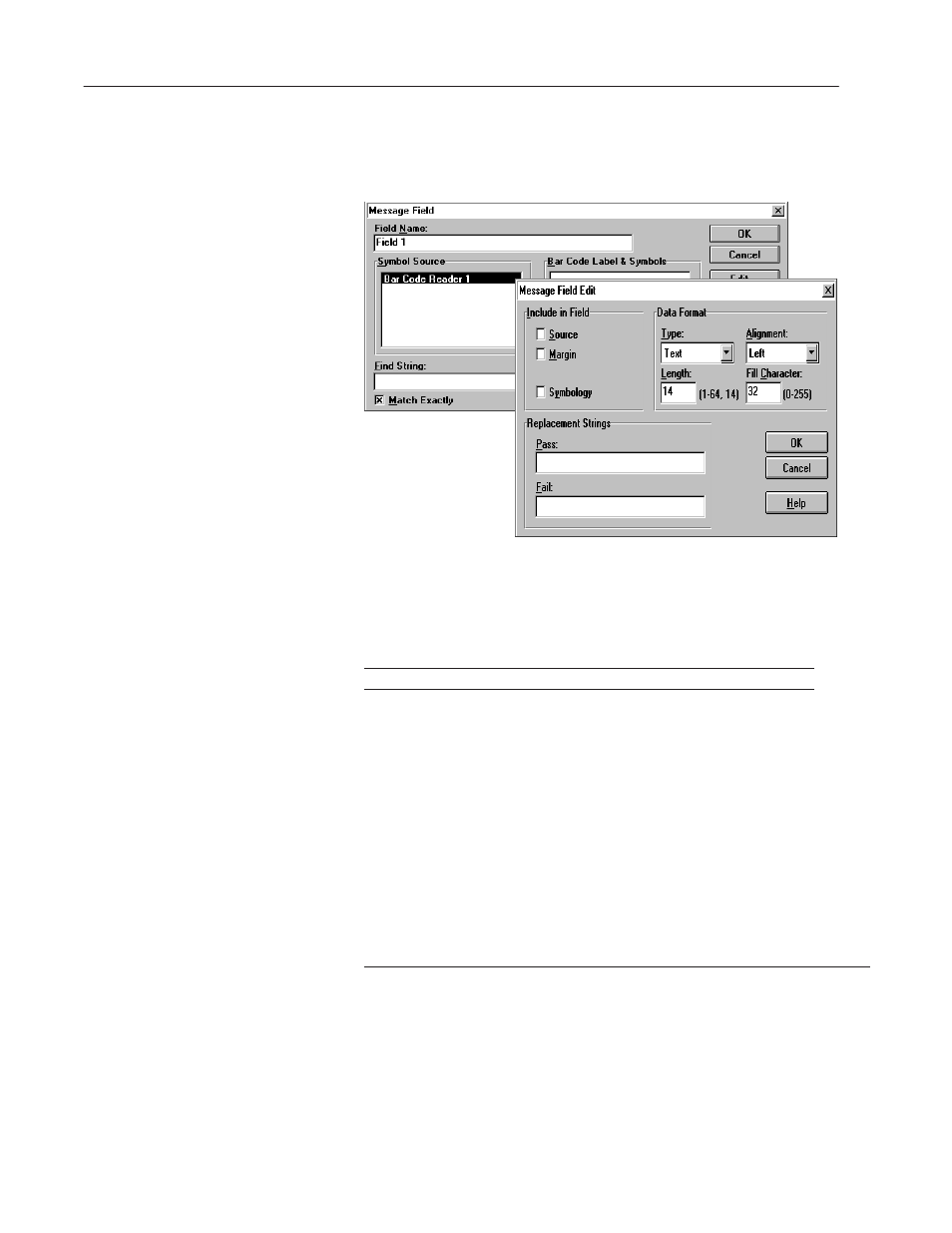 Configuring optional message parameters | Rockwell Automation 2755 AdaptaScan Software User Manual | Page 145 / 224