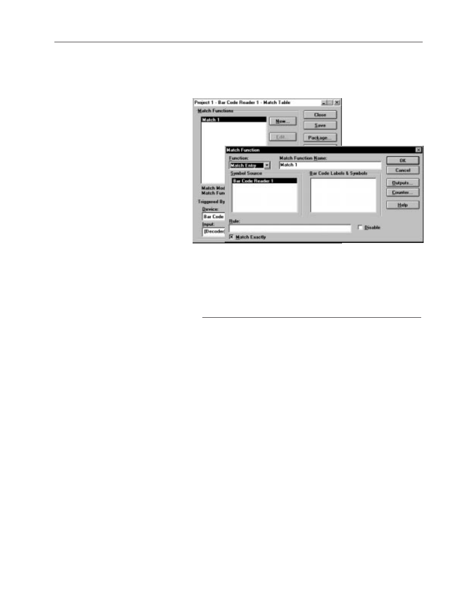 Configuring the contents of match tables | Rockwell Automation 2755 AdaptaScan Software User Manual | Page 161 / 224