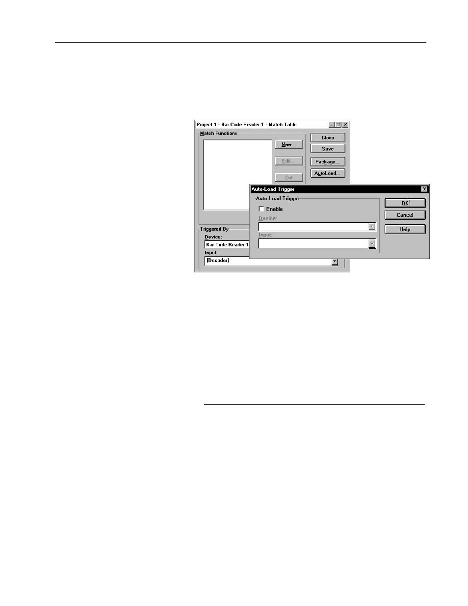 Configuring the auto-load trigger | Rockwell Automation 2755 AdaptaScan Software User Manual | Page 171 / 224