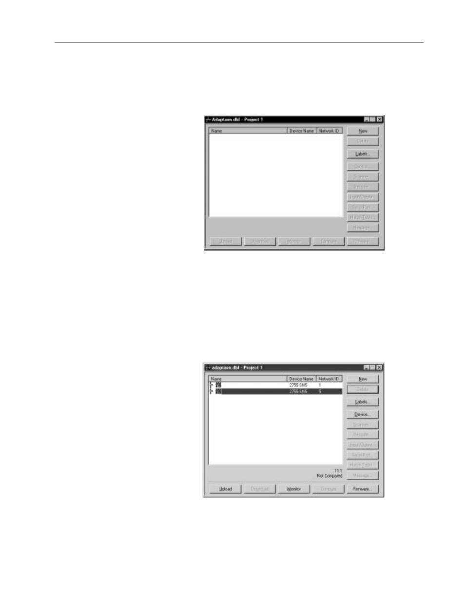 Uploading a configuration | Rockwell Automation 2755 AdaptaScan Software User Manual | Page 177 / 224