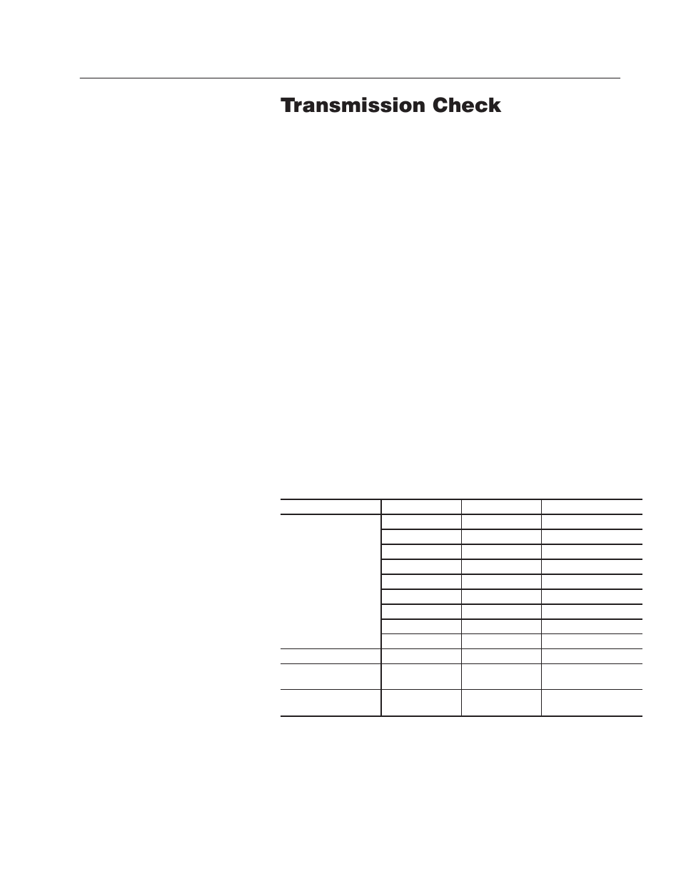 D - transmission check, Appendix, Transmission check | Rockwell Automation 2755 AdaptaScan Software User Manual | Page 205 / 224